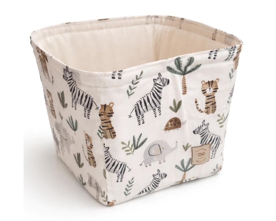 Set Cambiador Antivuelco Estampado con Contenedor Pañalero